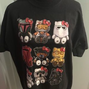 Hello Kitty Star Wars Character T-shirt